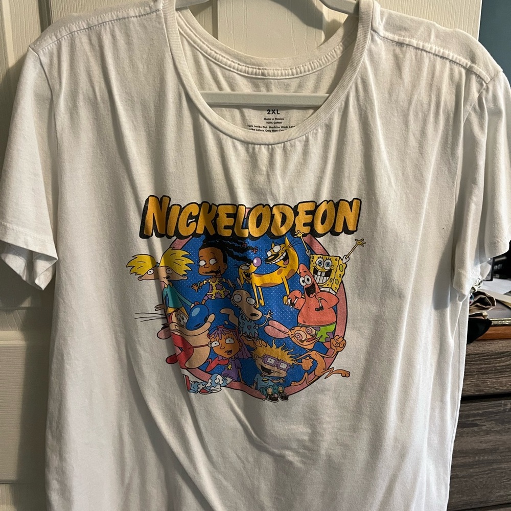 Nickelodeon White Cotton Tee